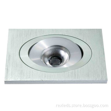 Aluminium Led Cabinet Light Rex-d005, Ip20 1w / 3w Led Down Light Fixtures For Home, Office